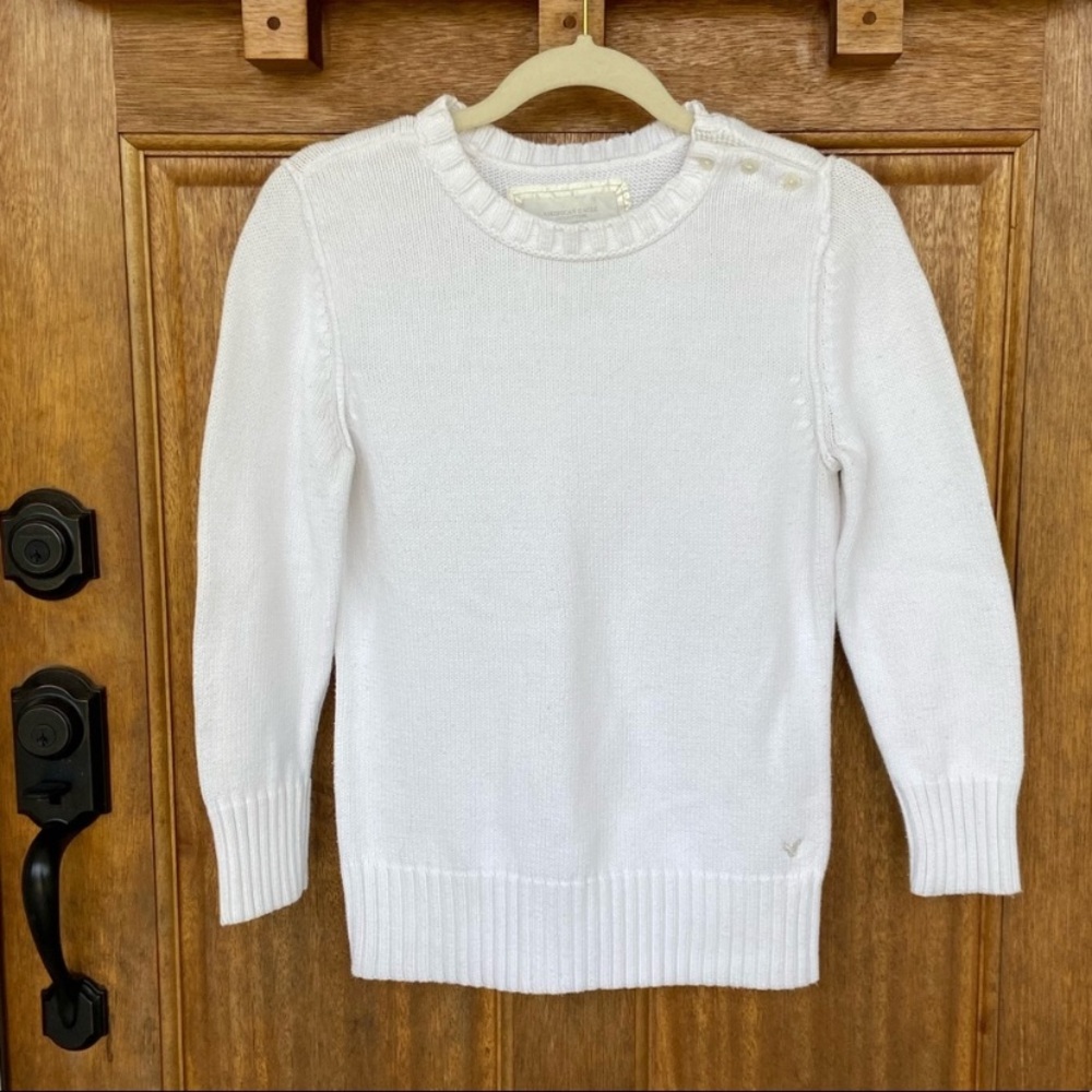 American Eagle elbow patch sweater